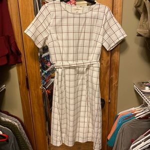 Jessa Kae Women’s Striped Midi Dress